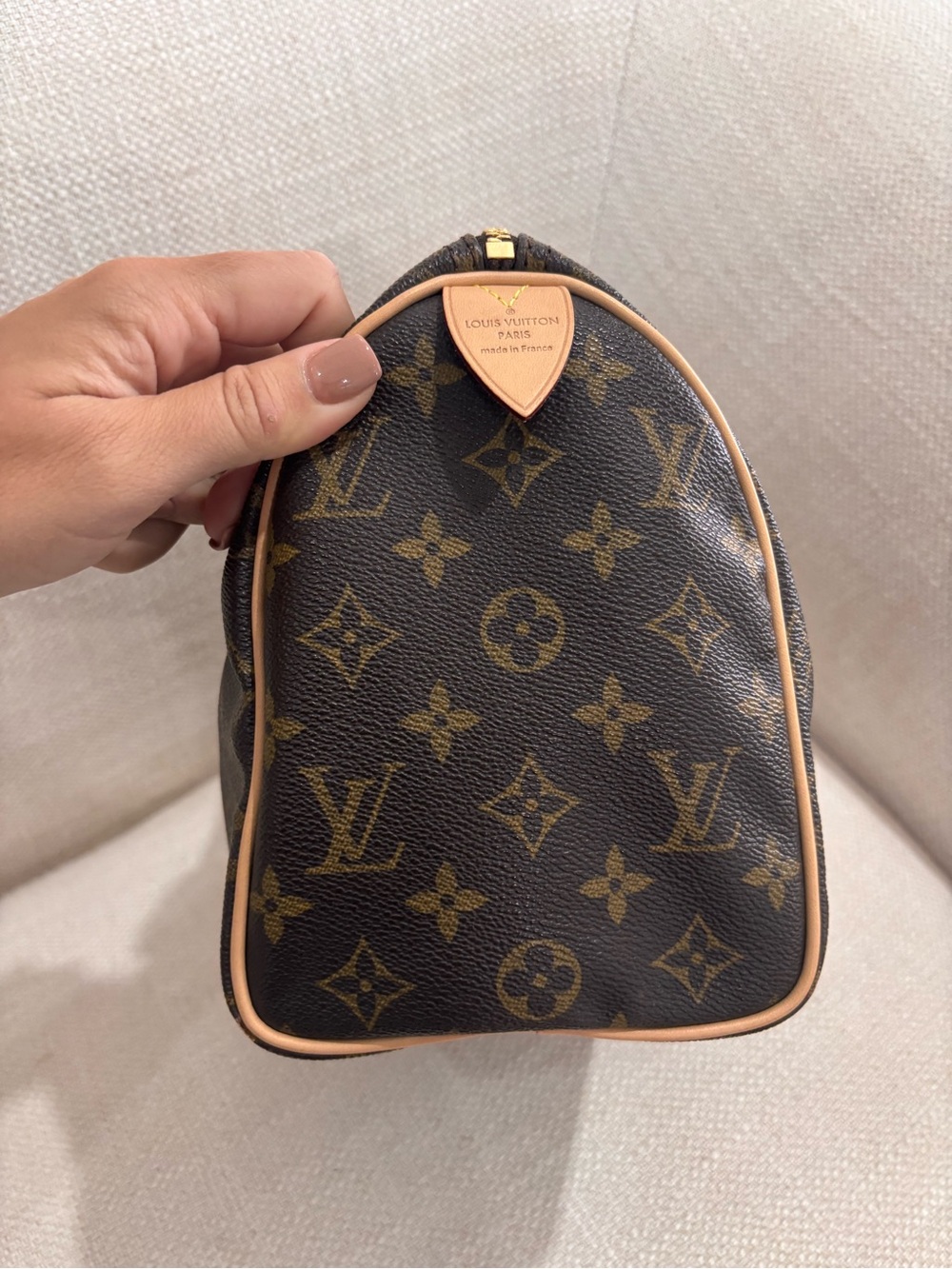 Authentic Louis Vuitton discontinued speedy 25 monogram satchel - Picture 5 of 16